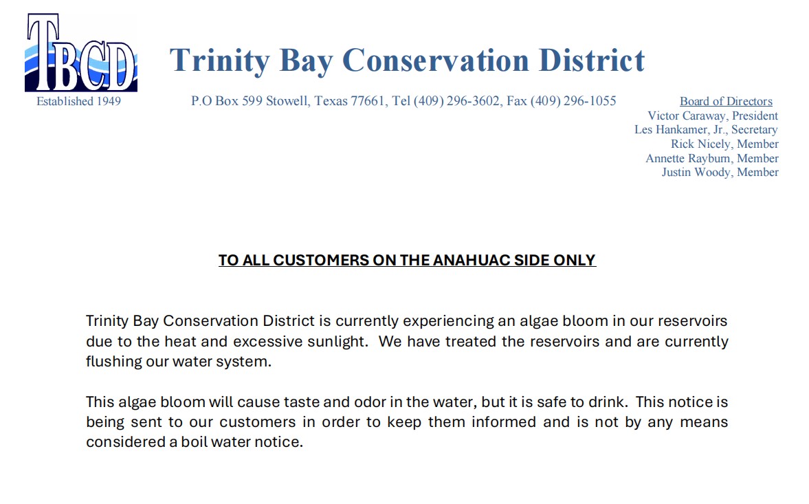 Algae Bloom in Reservoirs