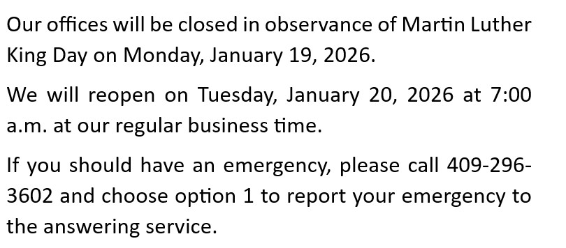 NOTIFICATION TO BE POSTED FOR HOLIDAY CLOSURE