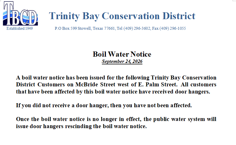 Boil Water Notice - McBride - 9-24-2026